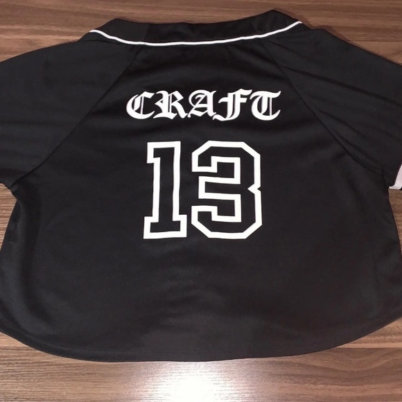 Black Craft Jersey crop - Picture 3 of 5